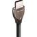 Angle. AudioQuest - Carbon 16.5' 4K Ultra HD In-Wall HDMI Cable - Dark Gray.