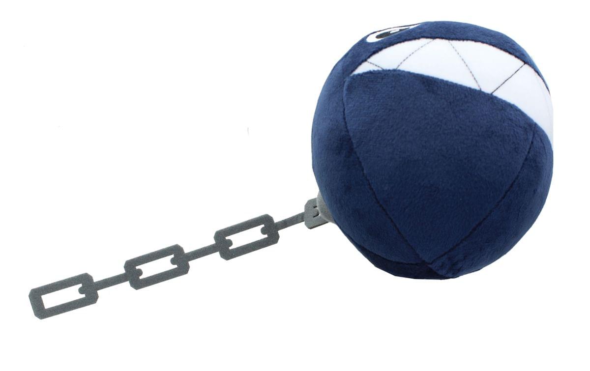 Alt View 1. Little Buddy - Nintendo - Super Mario Bros. Chain Chomp 6" Plush   - Collectibles - Multicolor.