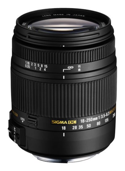 Front Zoom. Sigma - 18-250mm f/3.5-6.3 DC OS Macro HSM Standard Zoom Lens for Select Canon EF-S DSLR Cameras - Black.