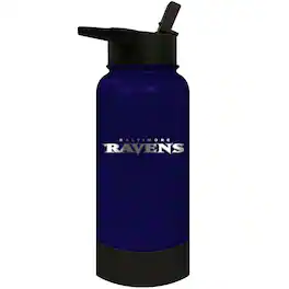Great American Products - Baltimore Ravens 32oz. Logo Thirst Hydration Water Bottle - Multicolor