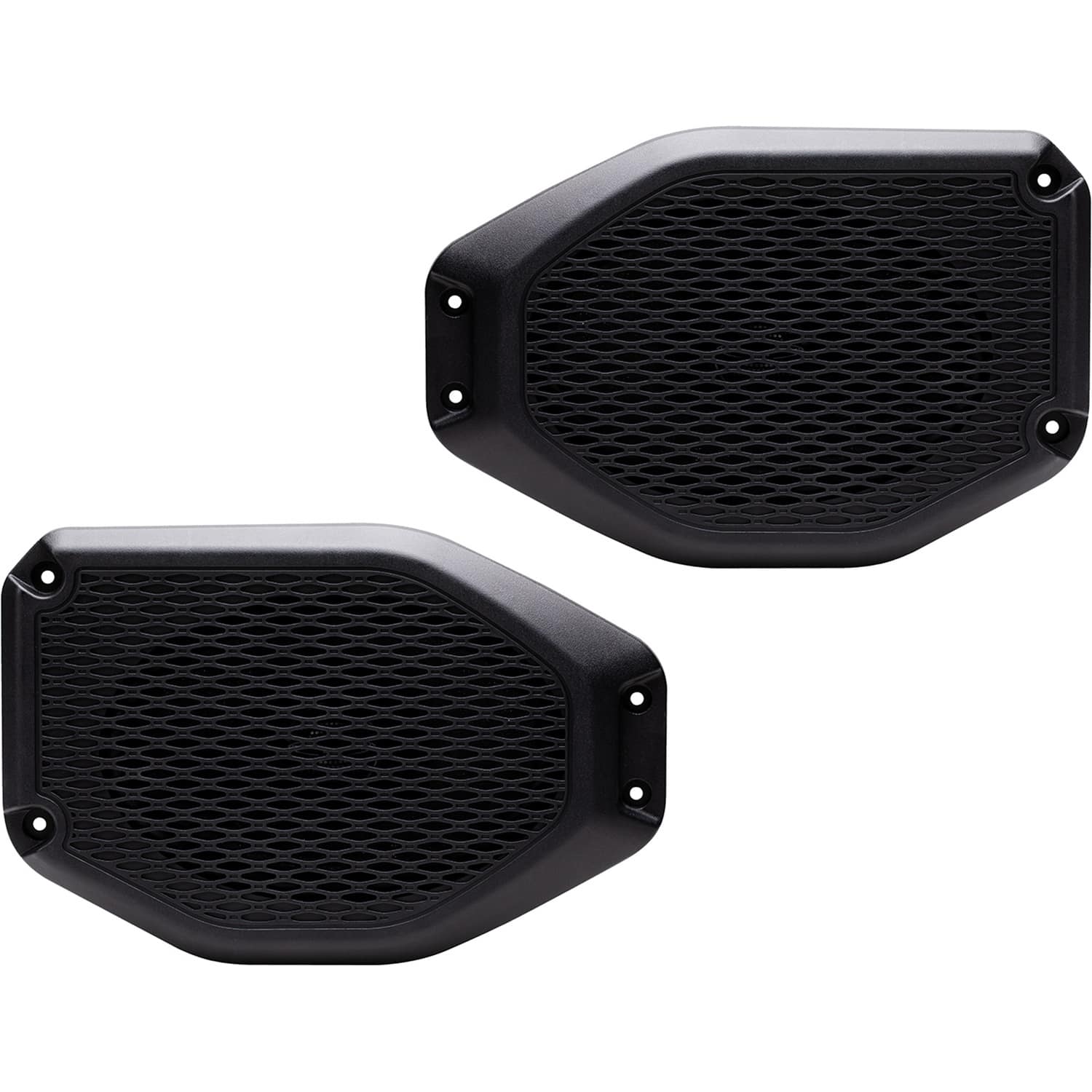 Front. MB Quart - Tuned Universal 6" x 9" Speaker Mounting Kit for Jeep 2018-2023 Wrangler JL and 2020-2023 Gladiator JT Vehicles - Black.