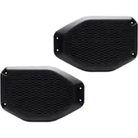 MB Quart - Tuned Universal 6" x 9" Speaker Mounting Kit for Jeep 2018-2023 Wrangler JL and 2020-2023 Gladiator JT Vehicles - Black - Front_Zoom