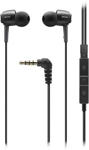  Denon - Earbud Headphones with Apple® iPod® &amp; iPhone® Voice-Over Control