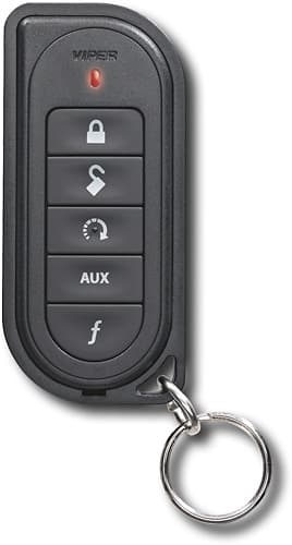 Front. Viper - VIPER SUPERCODE 1-WAY 5-BUTTON REMOTE - Black.