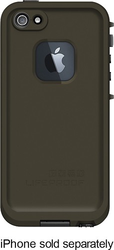  LifeProof - Case for Apple® iPhone® 5 and 5s - OD Green