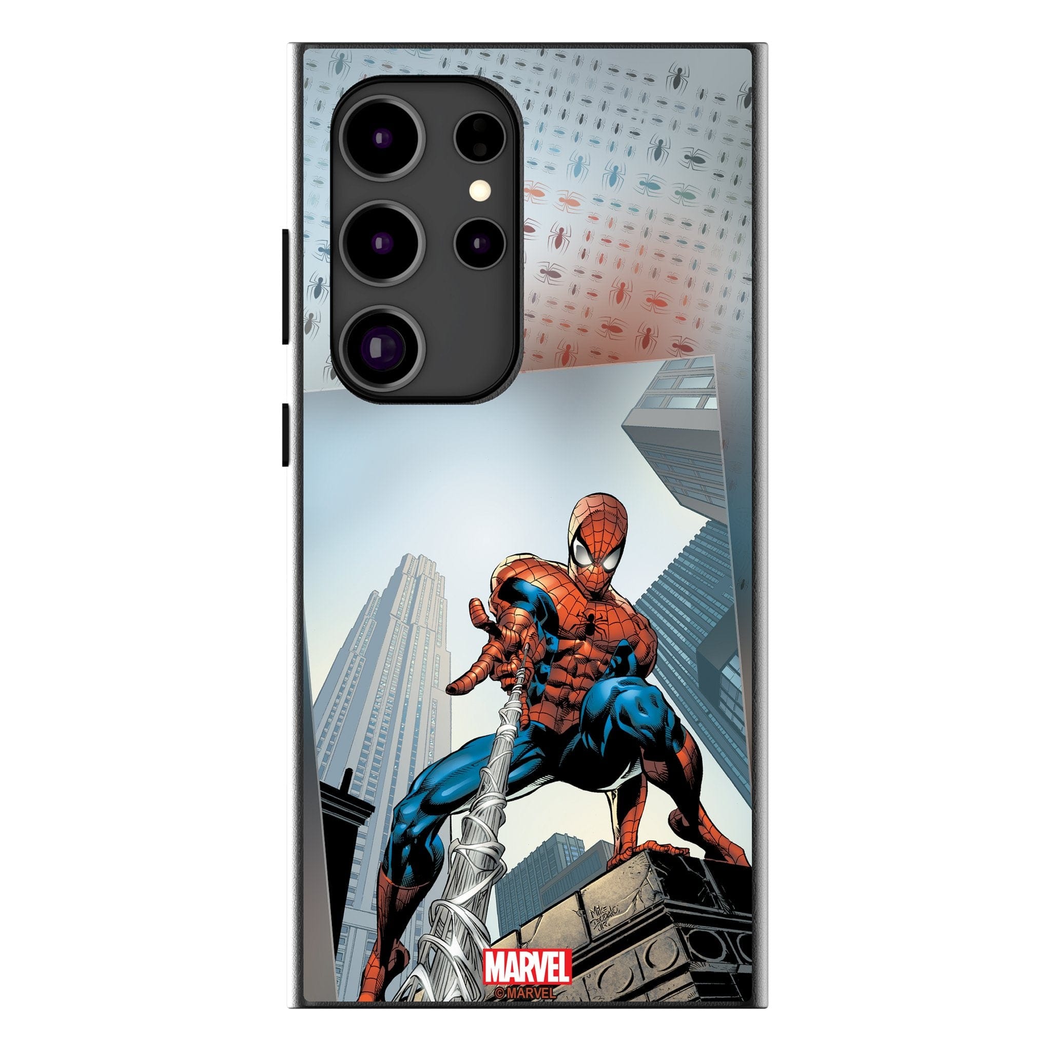 Keyscaper - Marvel Cover Art MagSafe Compatible Phone Case - Samsung Galaxy S25 Ultra - Spider-Man 3