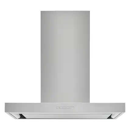 Front. JennAir - 30" Externally Vented Range Hood - Stainless steel.