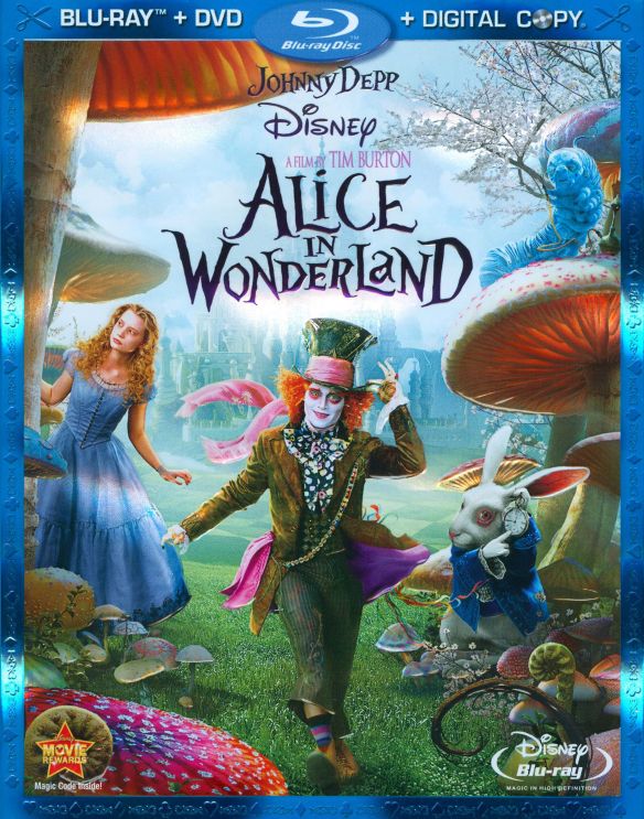  Alice in Wonderland [3 Discs] [Includes Digital Copy] [Blu-ray/DVD] [2010]