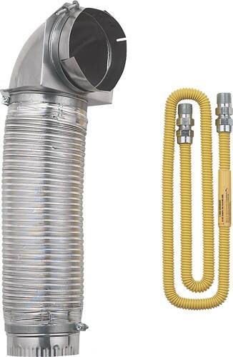 Front Standard. Dormont/BrassCraft - Gas Dryer Connector.