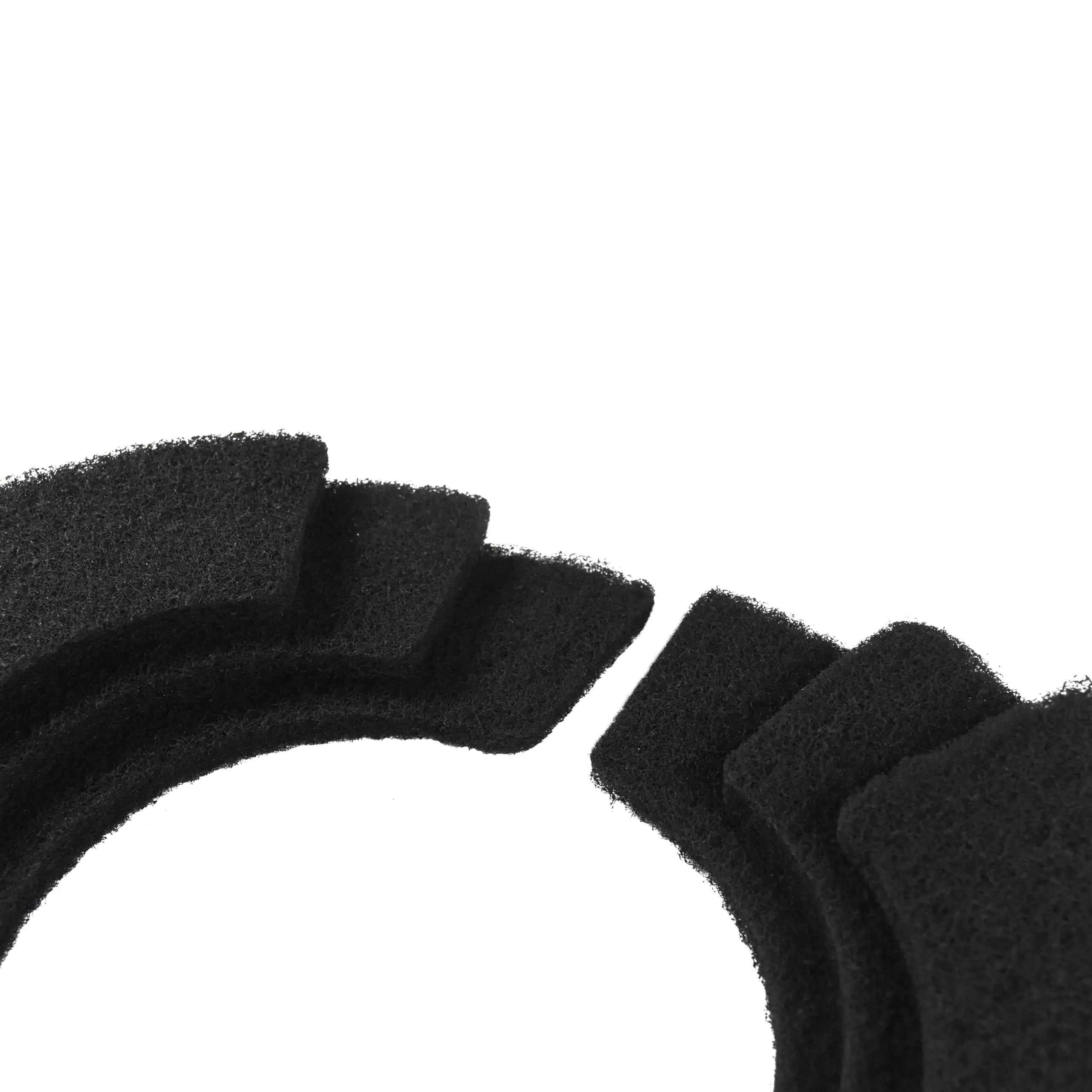 Alt View 3. HQRP - Activated Carbon Litter Box Filters 6-Pack - Replacement for Litter-Robot 4 Odor Control - Black.