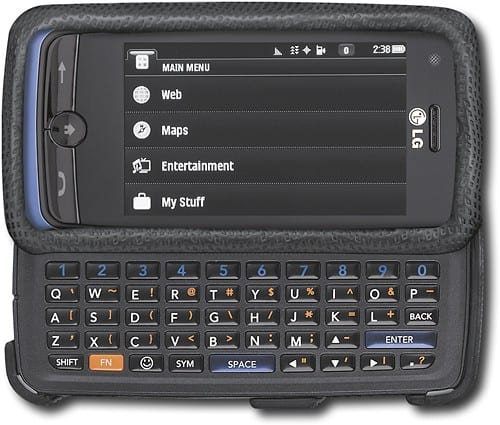 Front Standard. Body Glove - Case for LG Rumor Touch Mobile Phones - Black.