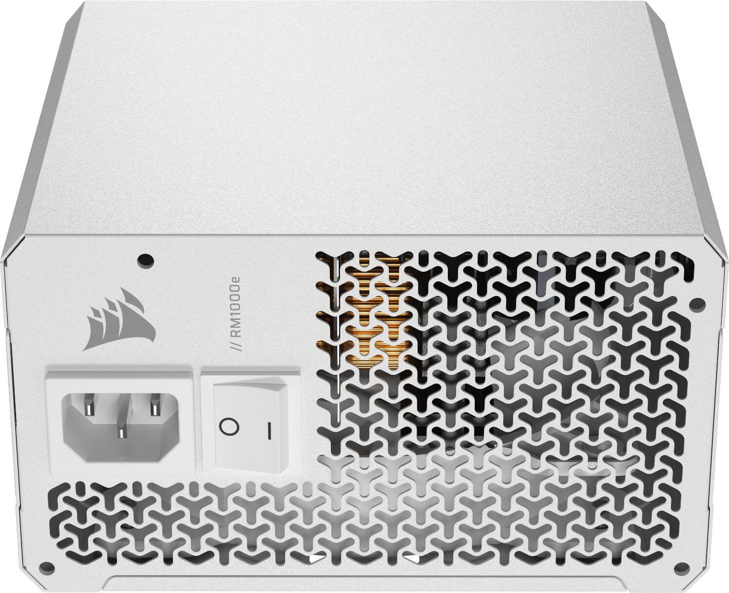 Alt View 6. CORSAIR - RMe Series RM1000e 80 PLUS Gold Fully Modular Low-Noise ATX 3.1 and PCIE 5.1 Power Supply - White.