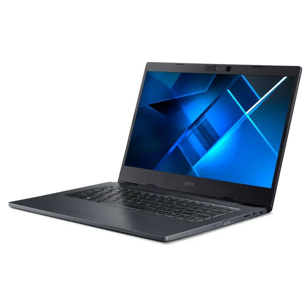 Left. Acer - TravelMate P4 TMP414-51-56E0 14" Laptop Intel Core i51135G7 2.4GHz 16GB RAM 512GB SSD Windows 11 Pro - Blue.