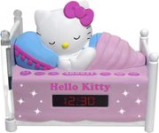 Cute Hello Kitty Cube Alarm Clock with Glowing Color LED - $4.26 shipped