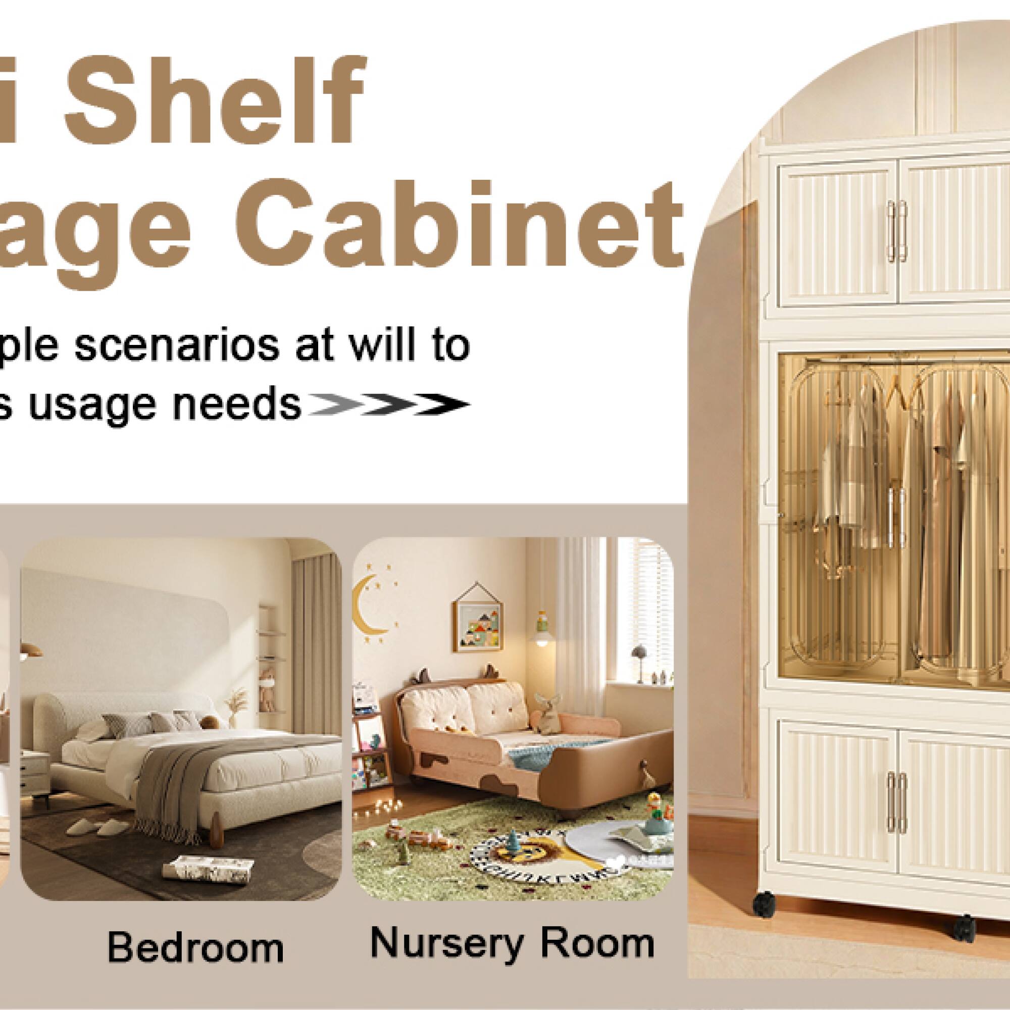 i Shelf Age Cabinet

Multiple scenarios at will to suit usage needs

Bedroom Nursery Room