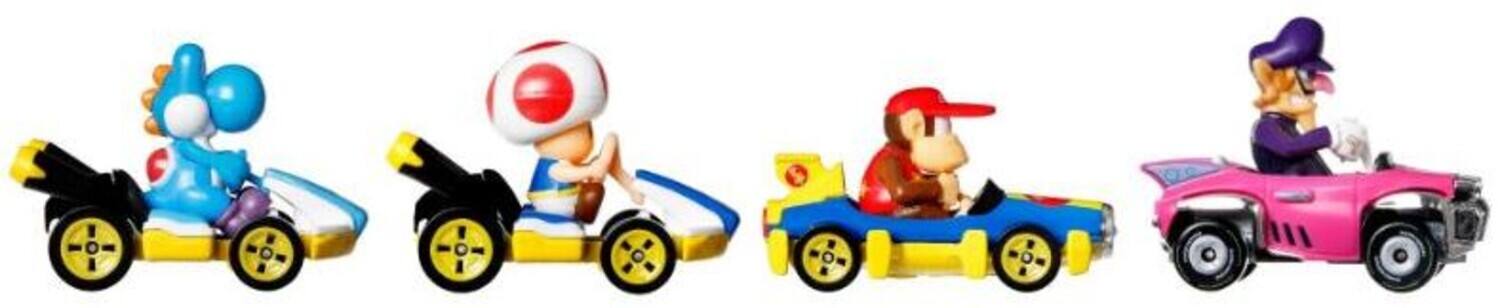 Alt View 2. Mattel - Mattel - Hot Wheels Mario Kart Die-Cast 4-Pack #4 (Nintendo)   - COLLECTIBLES - Multicolor.