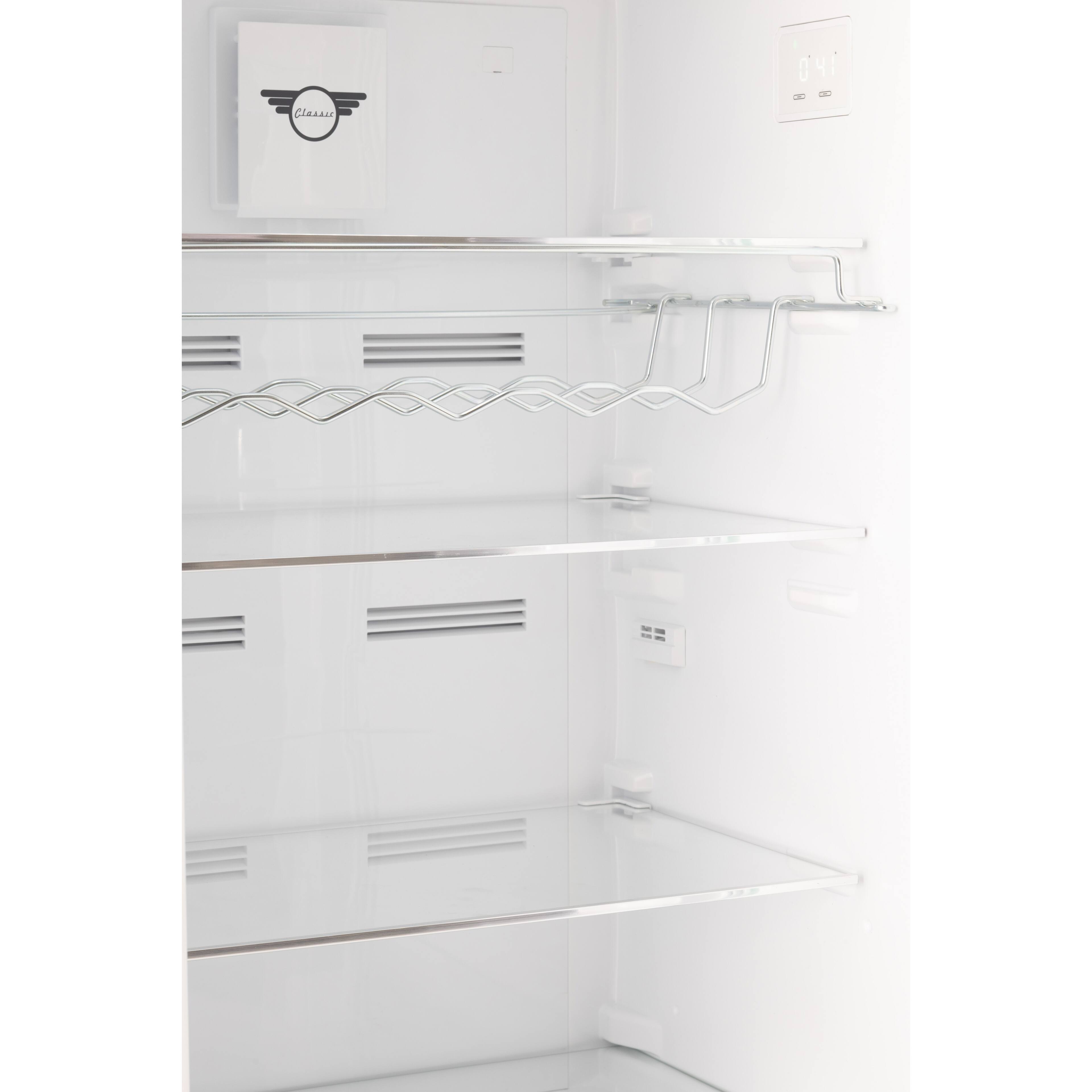 Alt View 1. Unique Appliances - 24 in. Wide Classic Retro 11 cu.ft. Top Freezer Refrigerator - Marshmallow White.