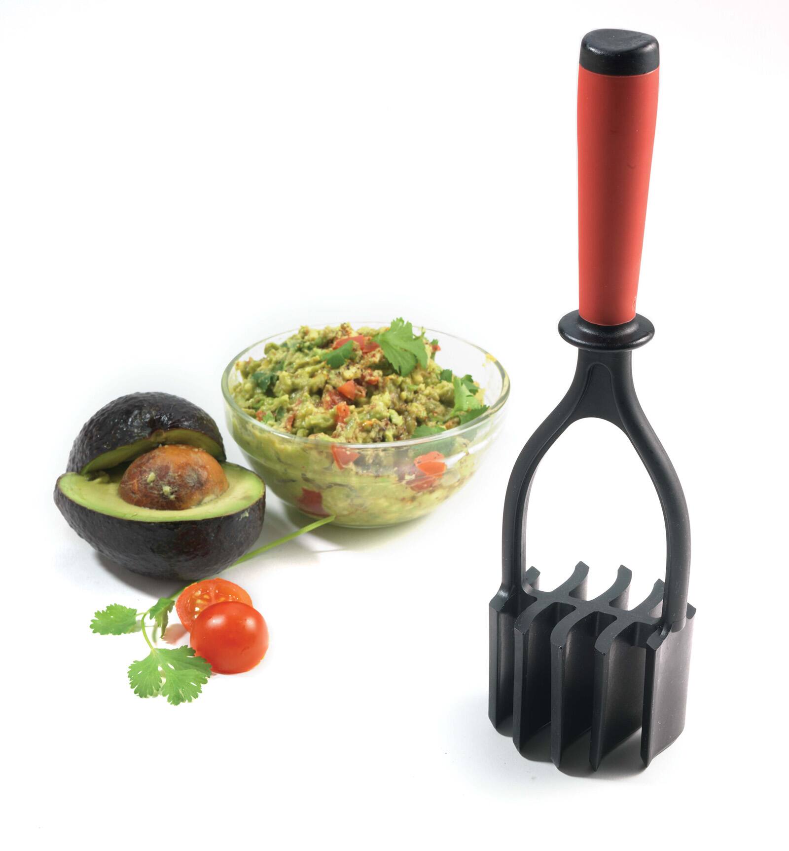 Alt View 3. Norpro - Grip-EZ Chop Stir Mash Food Chopper and Masher - Red.