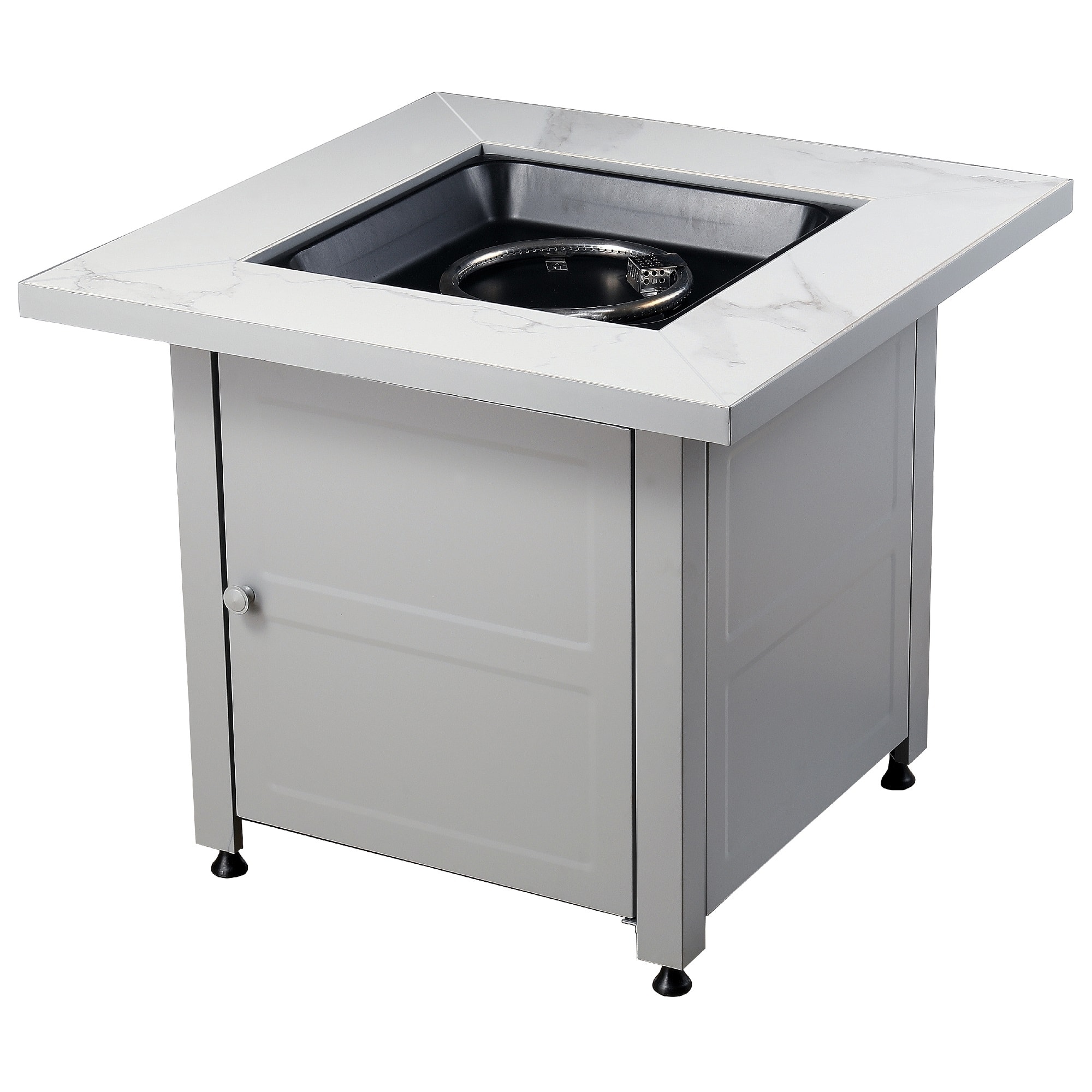 Endless Summer - 30 inch Fire Pit with Cover - Gray