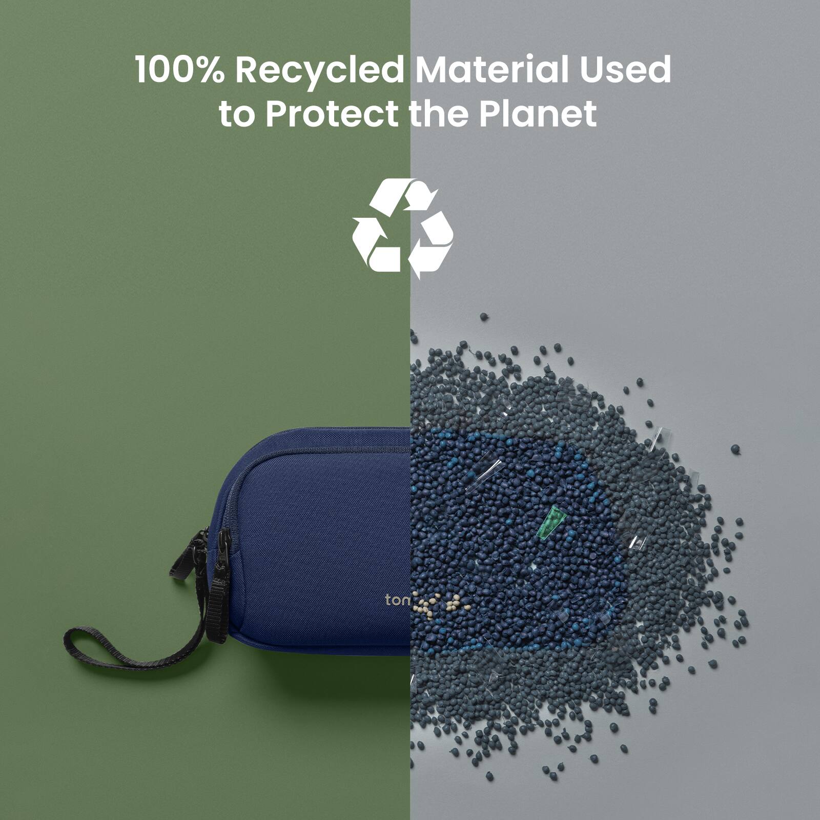 100% Recycled Material Used to Protect the Planet.