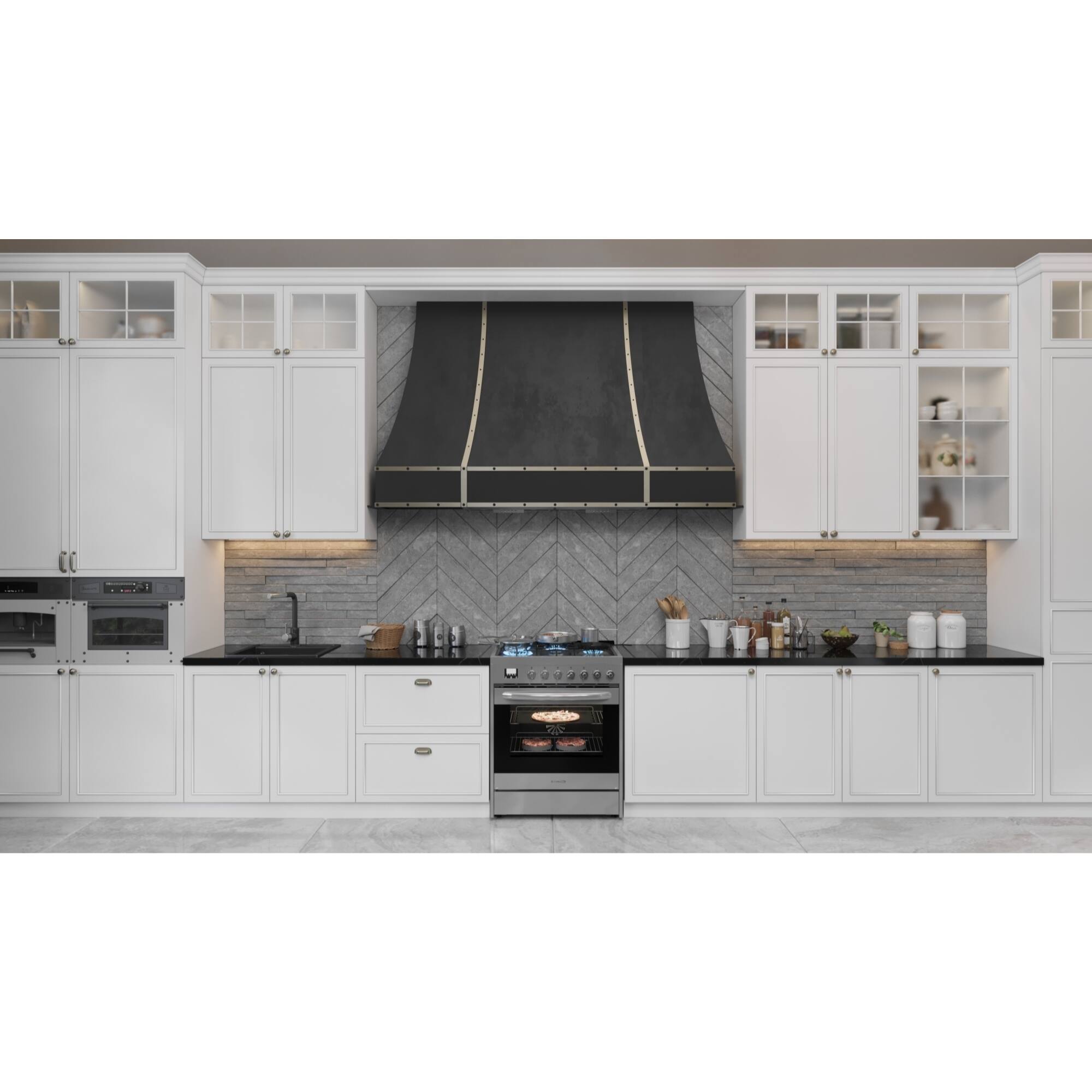 Alt View 6. Koolmore - 30 in. Stainless-Steel Professional Gas Range, KM-FR30G-SS. - Stainless Steel.