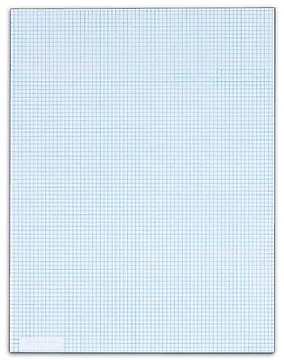 Alt View 5. TOPS - TOPS Graph Pad, 8.5" x 11", Graph Ruled, White, 50 Sheets/Pad (33081) - White.
