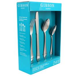 Gibson - Home New Wilmington Flatware Set, Set of 24 - Silver