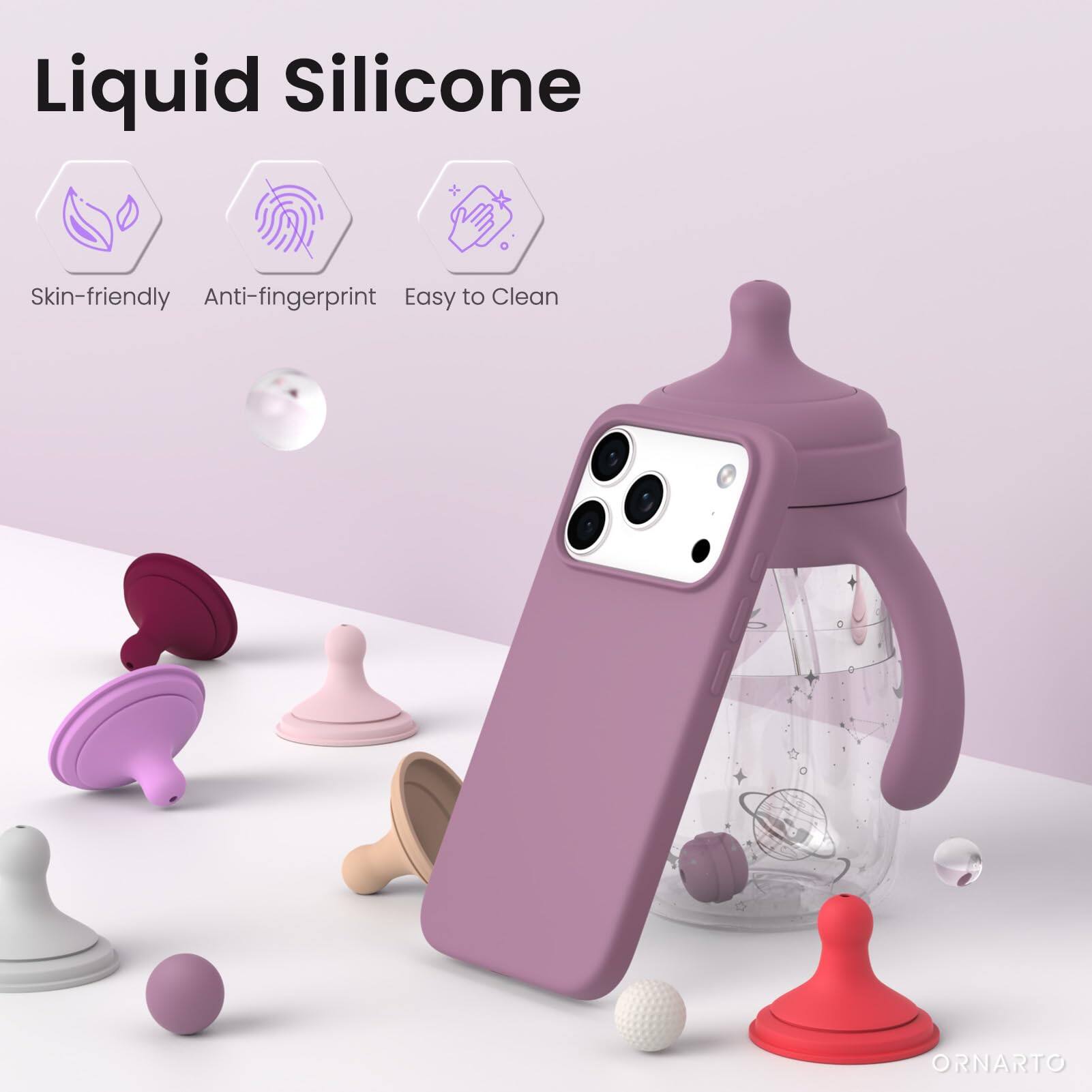 Liquid Silicone

Skin-friendly  
Anti-fingerprint  
Easy to Clean  

ORNARTO