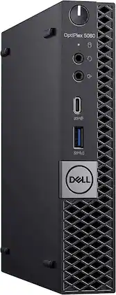 Dell - Refurbished Excellent - OptiPlex 5060 Micro Desktop Computer, Hexa Core Intel i5-8600T 3.2GHz, 32GB DDR4 RAM, 500GB SSD, Windows 11 Pro - Black