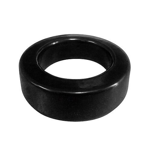 Left. Rawlings - Rawlings Doughnut Style Bat Weight (16 oz) - Black/Black.