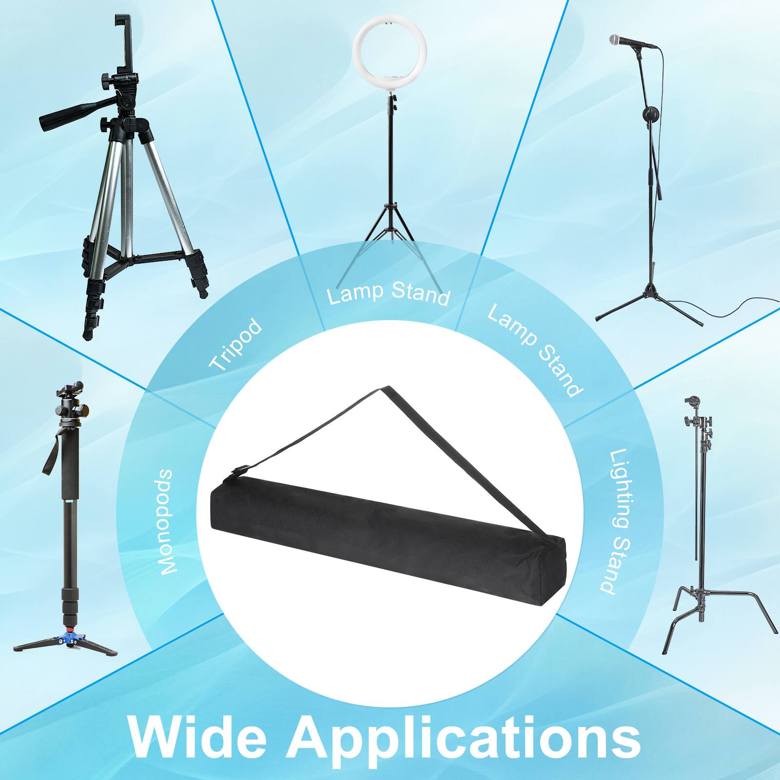 Monopods, Tripod, Lamp Stand, Lighting Stand, Wide Applications