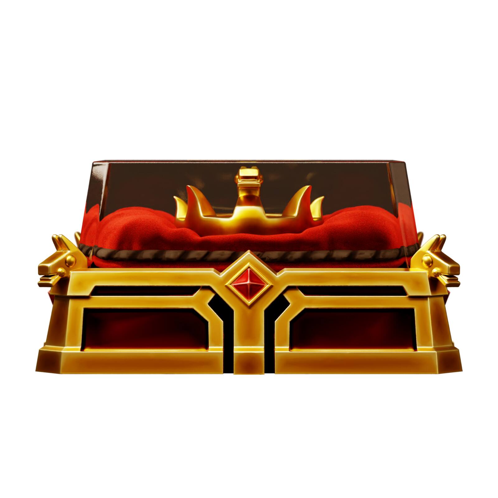 Front. SteelSeries - Artisan Keycap -Fortnite Victory Crown Edition - Red.