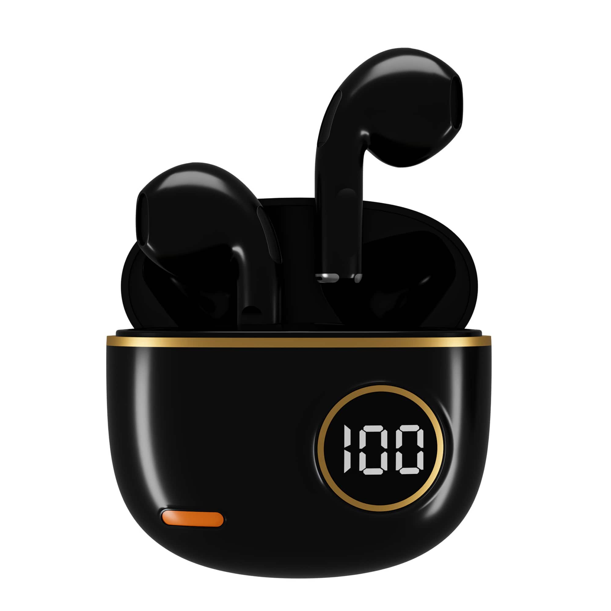 YONWAY - Mini Wireless Bluetooth Headphones, High Value Battery Noise Earphones with Digital Display for Sport
