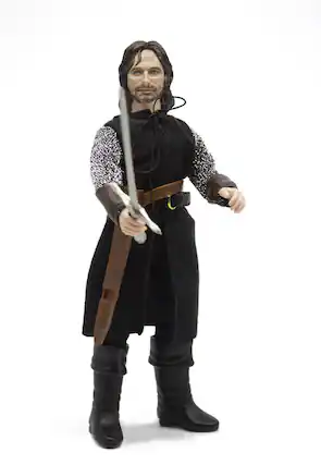Front. PopMarket - Mego - Lord of the Rings - Aragorn 8" Action Figure - COLLECTIBLES - Multicolor.