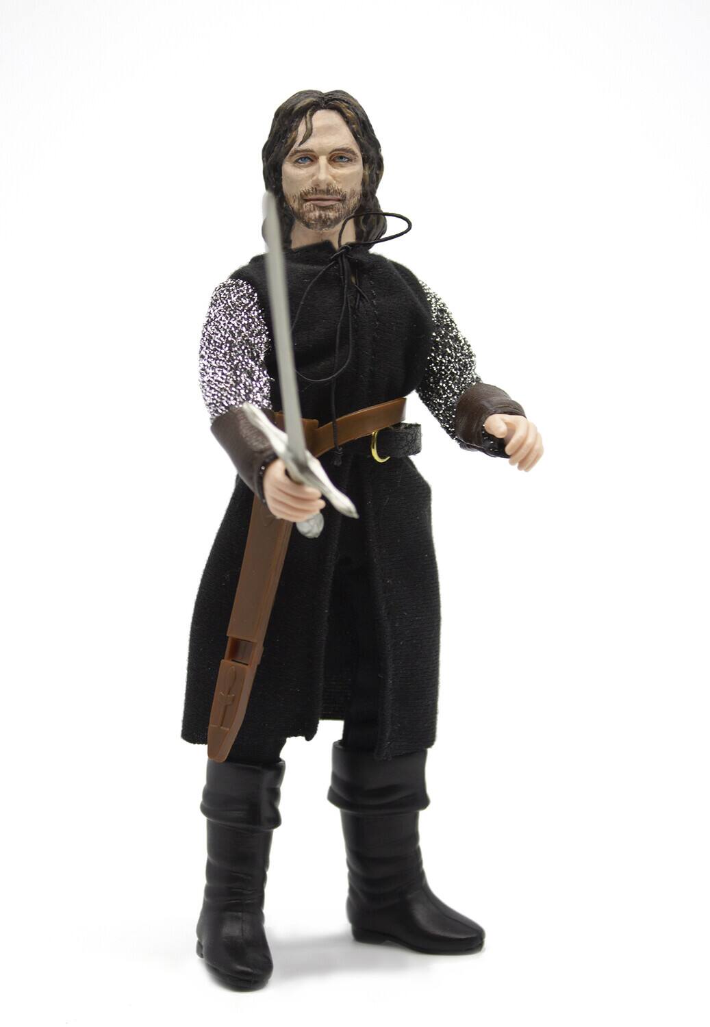 Front. PopMarket - Mego - Lord of the Rings - Aragorn 8" Action Figure   - COLLECTIBLES - Multicolor.