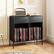 Alt View 5. Costway - Costway Large Record Player Stand with Charging Station Storage Compartments & 2 Drawers - Black.