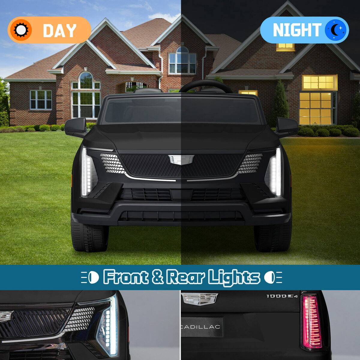 DAY NIGHT  
Front & Rear Lights  
1000E4  
CADILLAC