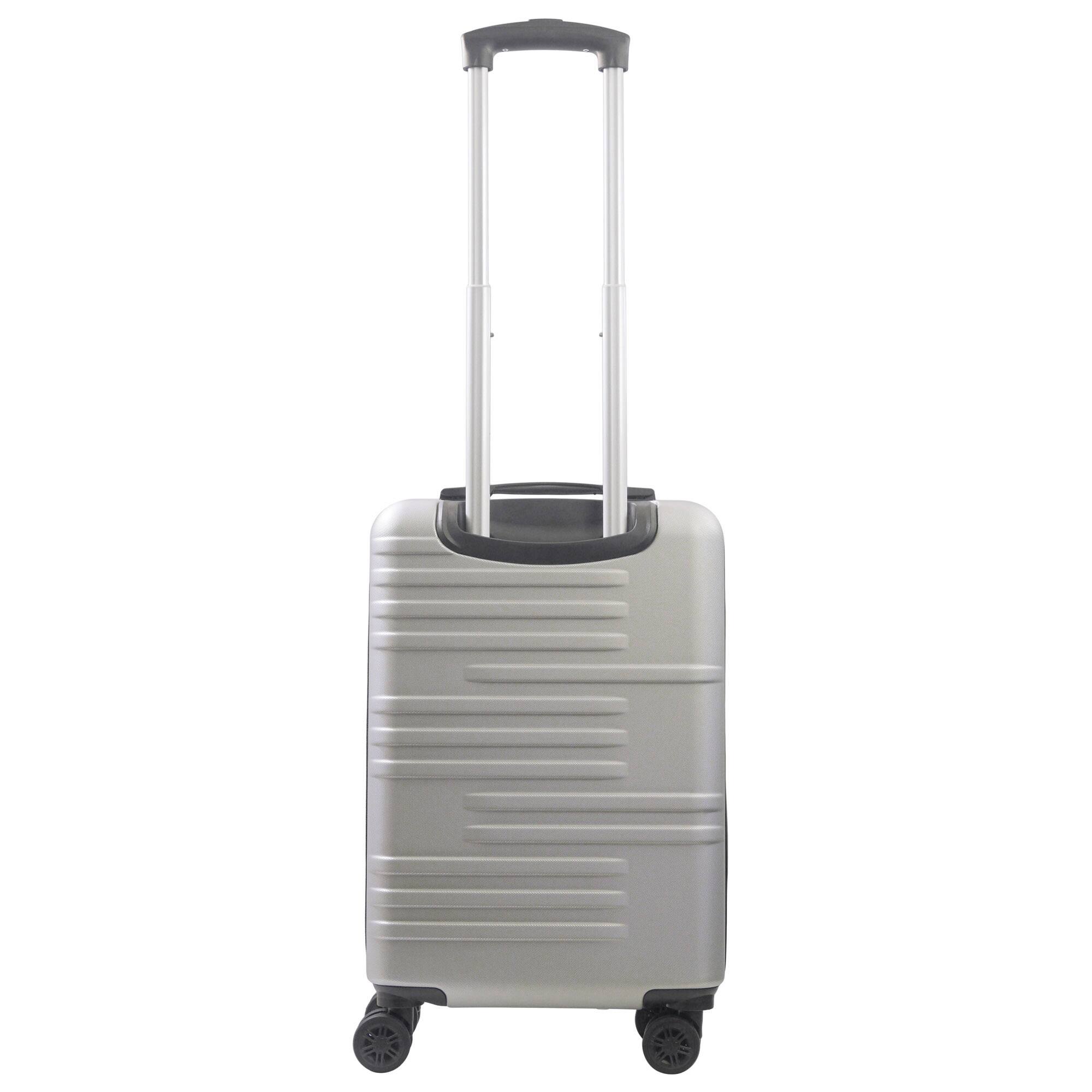 Back. American Dreamliner - 22.5" Hardside Carry-On Luggage - SILVER GREY.