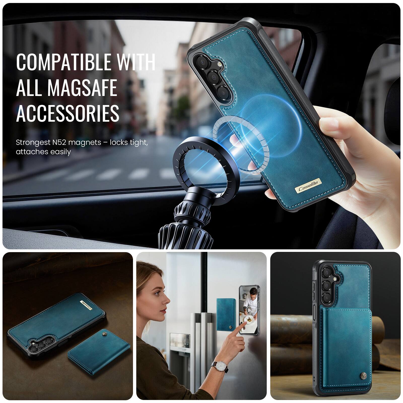 COMPATIBLE WITH ALL MAGSAFE ACCESSORIES

Strongest N52 magnets - locks tight, attaches easily