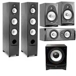 Energy - Connoisseur 4.1 Home Theater Pack with 2x CF-70 Floorstanding Speaker, ESW-C10 Subwoofer, CC-10 Center Channel