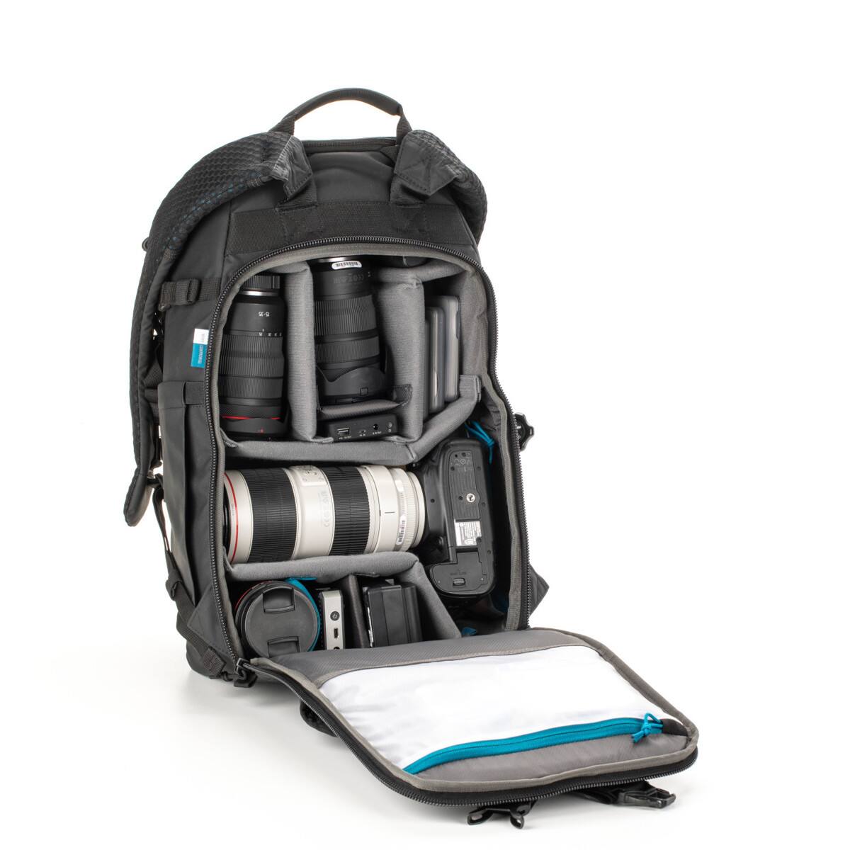 Alt View 3. Tenba - Tenba Axis V2 20L Camera and Laptop Backpack, MultiCam Black.