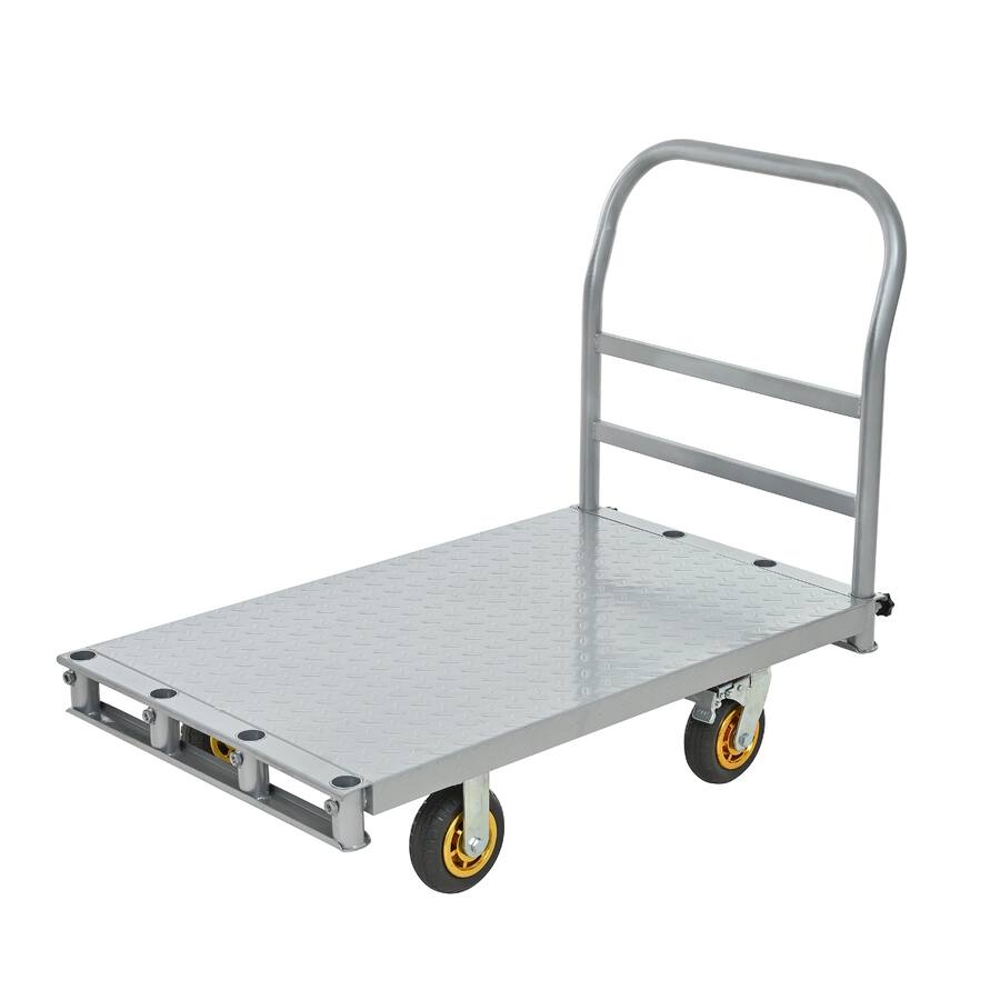 Purchasing Platforms Ropilly 2 in 1 Steel Panel Truck Cart Heavy Duty Platform Truck with ...