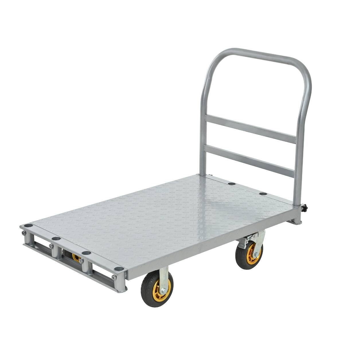 Ropilly 2 in 1 Steel Panel Truck Cart Heavy Duty Platform Truck with ...