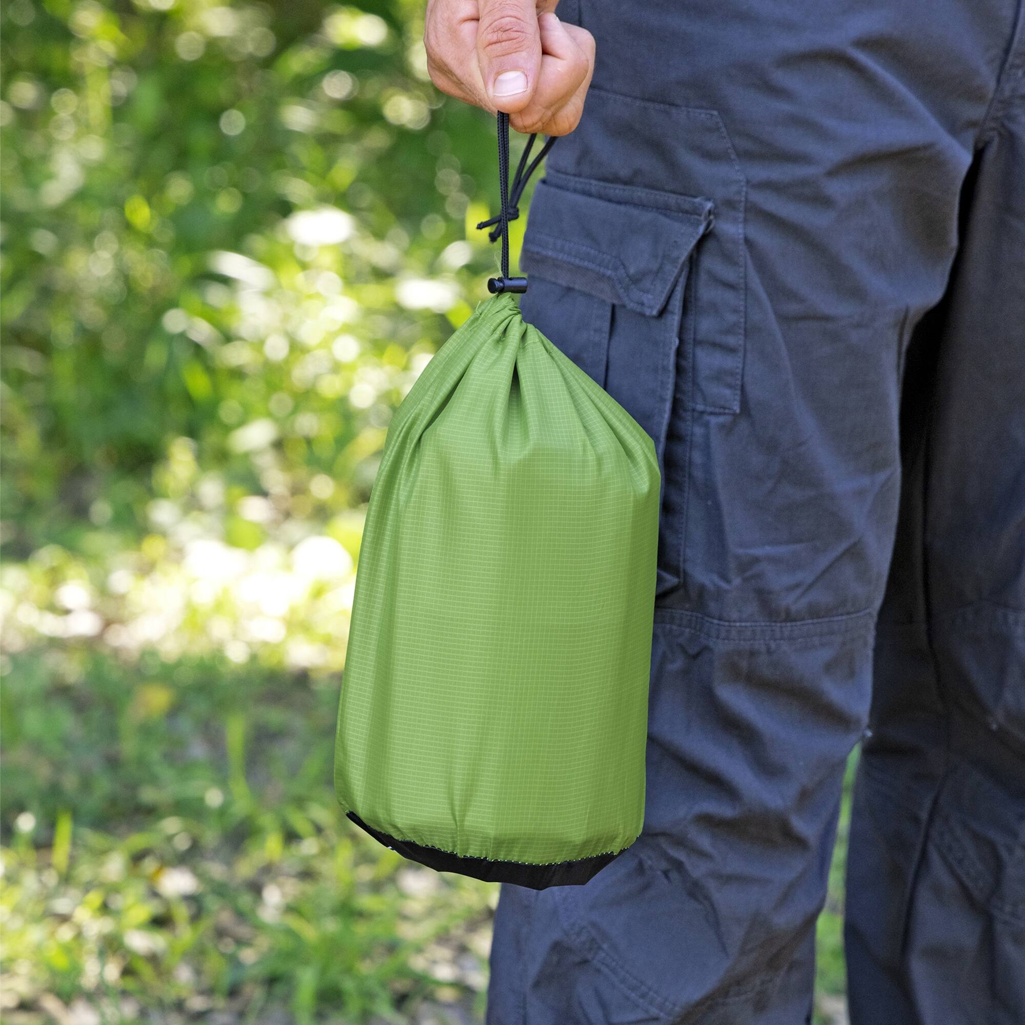 Alt View 5. Bestway - Bestway WanderLite Regular Rectangular Sleeping Air Pad with Storage Bag, Green - Green.