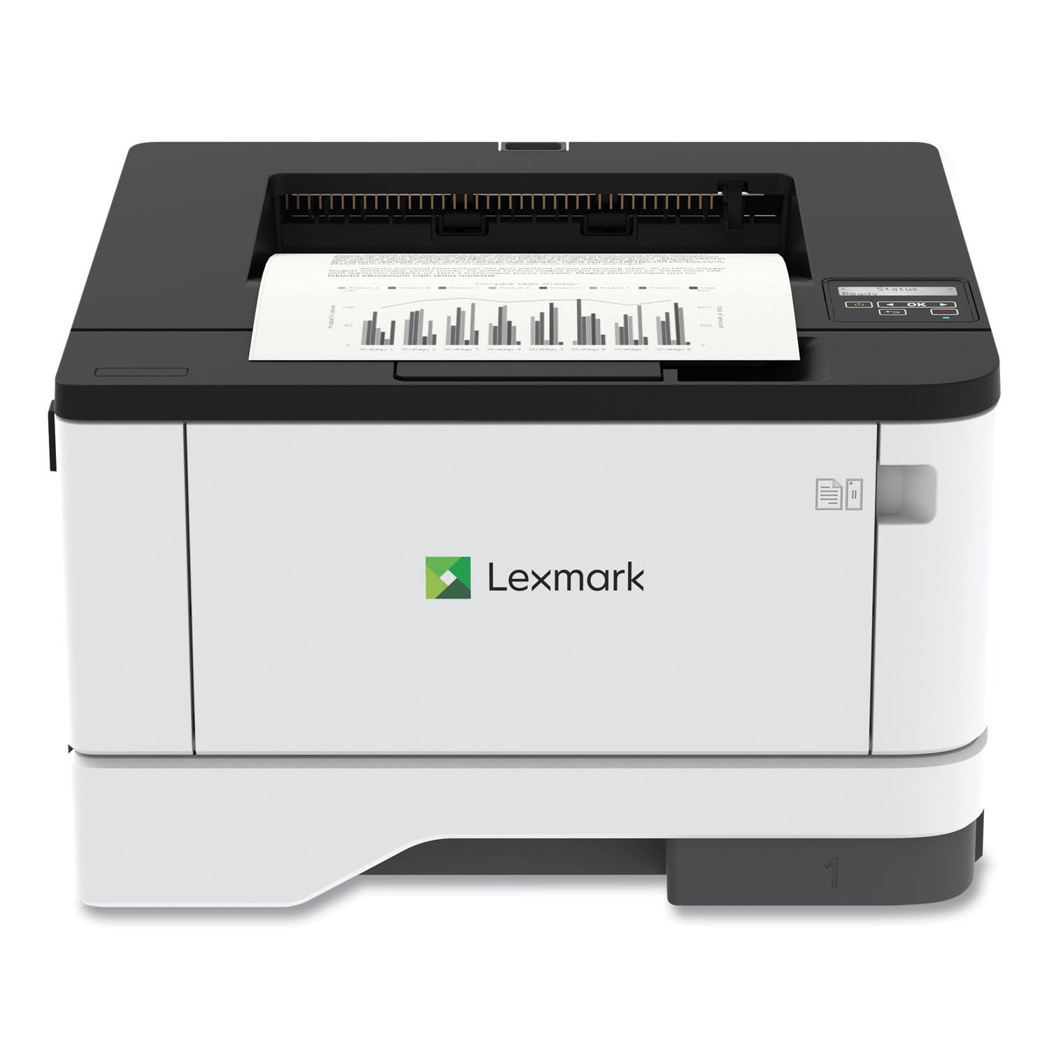 Alt View 4. Lexmark - 29S0050 MS431dn Laser Printer - Black/Silver.