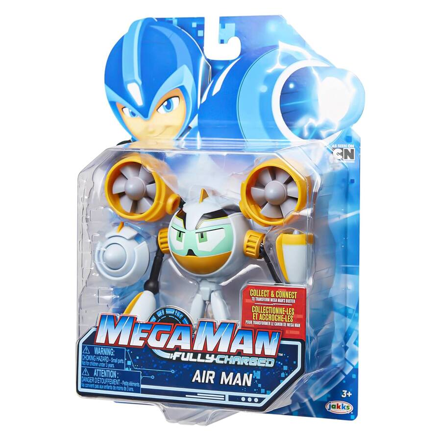 Jakks Pacific Mega Man: Fully Charged 5 Inch Action Figure | Air Man ...