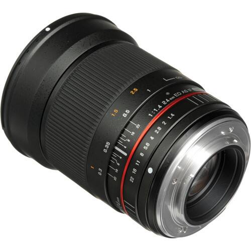 2.5 1 AF ED 24mm ED m 24 1.5 0.5 1:1.4 1.4 2 22 18 2.8 4 - 0.35 5.6 8 11 0.3 18 16 2 22