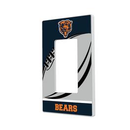 Keyscaper - Chicago Bears Passtime Design Single Rocker Lightswitch Plate - Multicolor