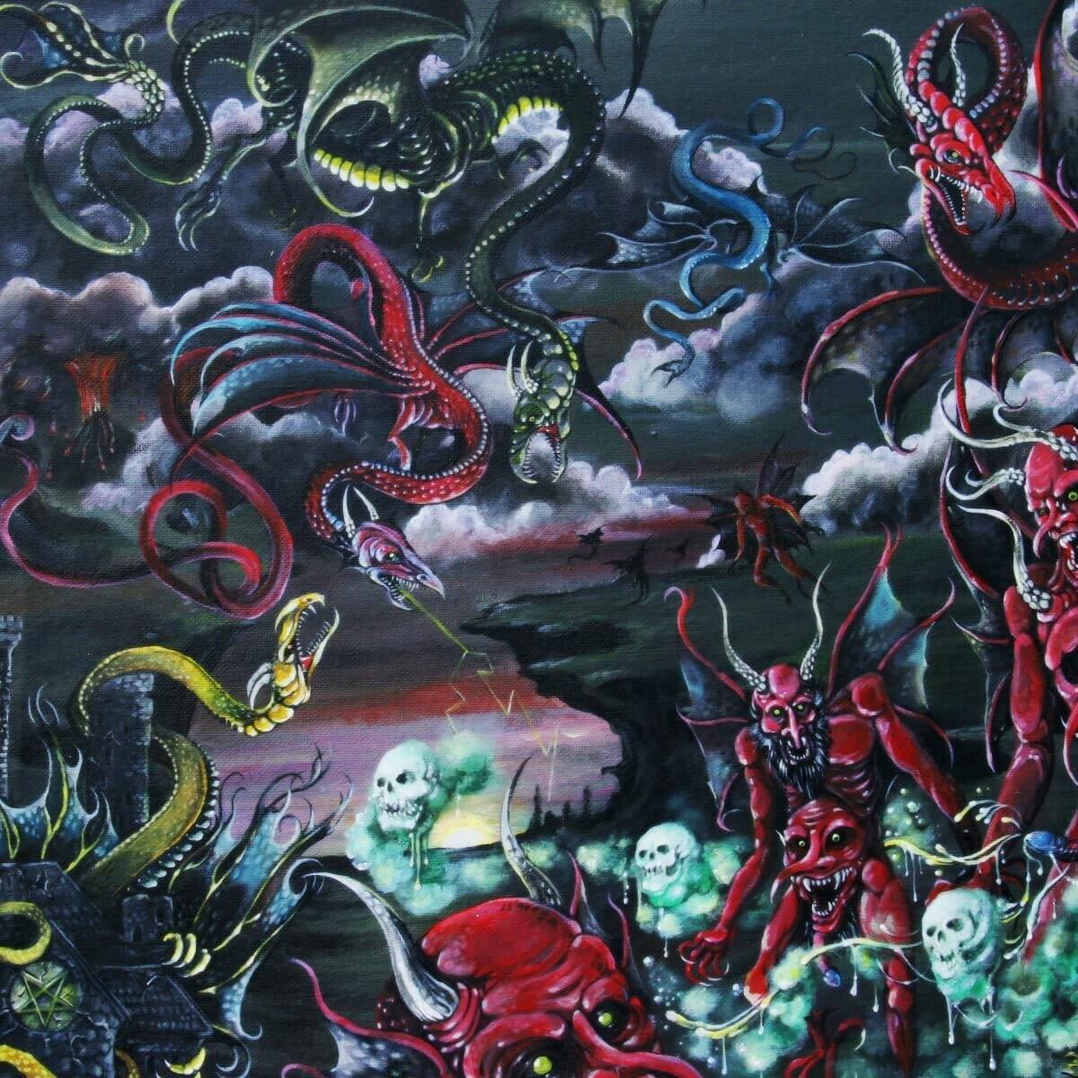 Front. Through Sheer Will And Black Magic... [LP].