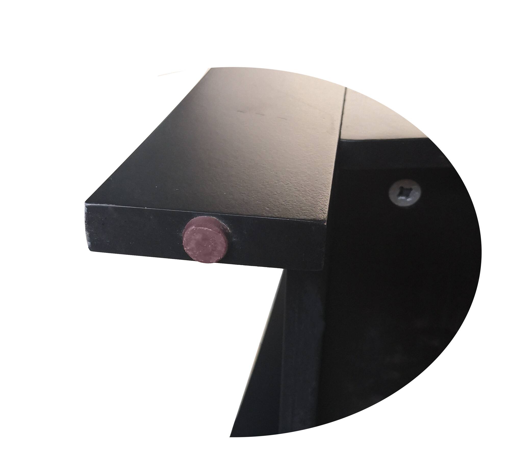 Alt View 2. Kings Brand Furniture - Kings Brand Hiland Bar Cabinet Wine Storage With Glass Holders & Drawer - Black.